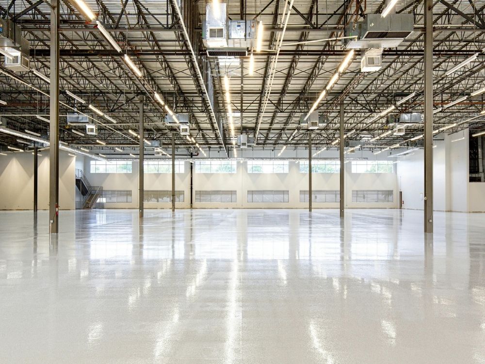 industrial commercial real estate space interior